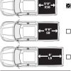 LEER HF650M | Fits 2019+ GM Chevy Silverado/GMC Sierra with 5.8 FT Bed | Hard, Quad-Folding, Low Profile Tonneau Cover | SKU 650300 - Image 5