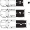 LEER HF650M | Fits 2014+ Toyota Tundra with 5.6 FT Bed with or w/o Track | Hard, Quad-Folding, Low Profile Tonneau Cover | SKU 650289 - Image 2