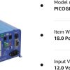 AIMS Power PICOGLF6W12V120VETL Pure Sine Inverter Charger, Blue, Conformal Coated for Marine Applications, 600W Pure Sine Inverter Charger, 1800W Surge - Image 2