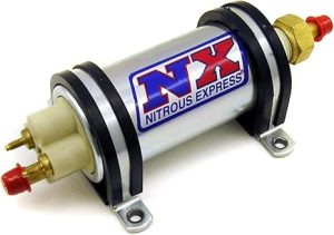 Nitrous Express 15078 Inline Fuel Pump High Pressure 500 HP Must Be Used w/Bypass Style Regulator Inline Fuel Pump