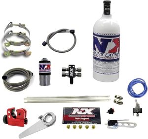 Nitrous Express - Motorcycle 4 Cyl Dry Nitrous Kit-1lb Bottle (62000-1.0P)