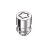 Chrome Cone Seat Wheel Lock Set (M12 x 1.5 Thread Size) – Set of 4 Locks and 1 Key - Image 3