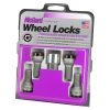 Black Bolt Style Radius Seat Lock Set (M14 x 1.5 Thread Size) – Set of 4 Locks and 1 Key - Image 2