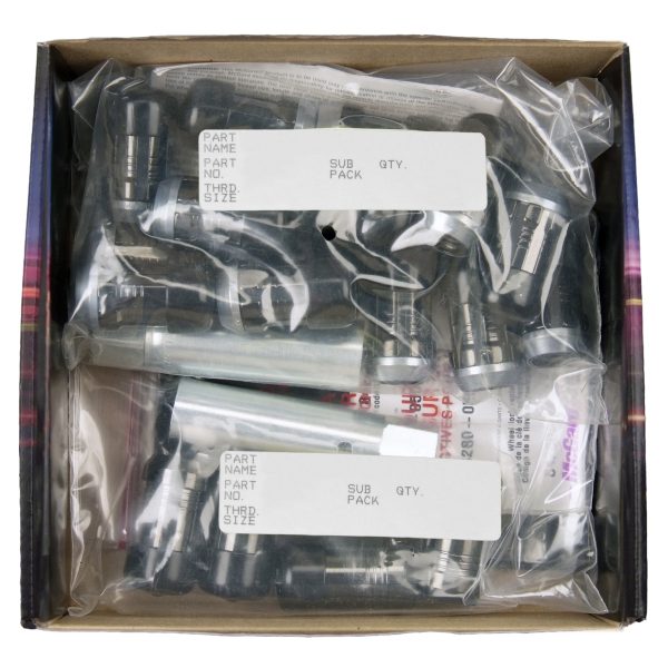 Black SplineDrive 5 Lug Wheel Installation Kit (M14 x 1.5 Thread Size); Set of 16 Lug Nuts, 1 Installation Tool, 4 Wheel Locks, 1 Key & Key Storage Pouch - Image 3