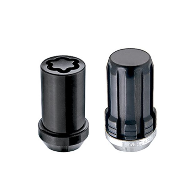Black SplineDrive 5 Lug Wheel Installation Kit (M14 x 1.5 Thread Size); Set of 16 Lug Nuts, 1 Installation Tool, 4 Wheel Locks, 1 Key & Key Storage Pouch - Image 4