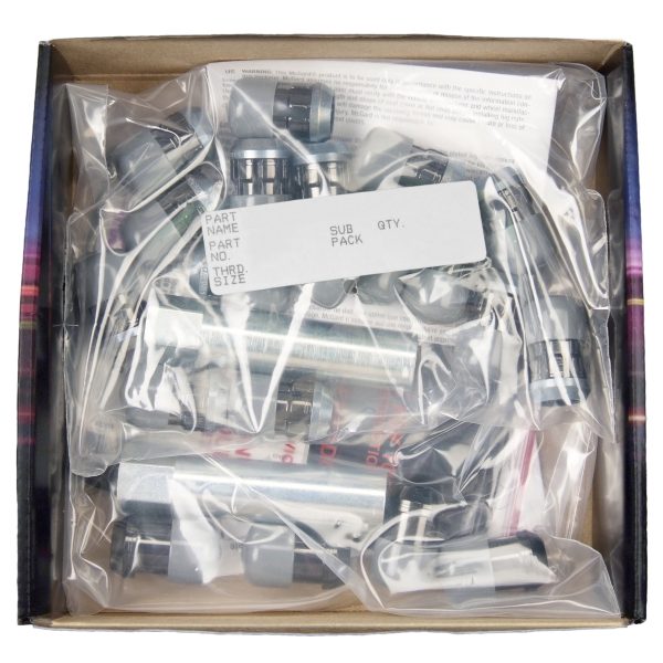 Black SplineDrive 5 Lug Wheel Installation Kit (M12 x 1.5 Thread Size); Set of 16 Lug Nuts, 1 Installation Tool, 4 Wheel Locks, 1 Key, Key Storage Pouch - Image 3