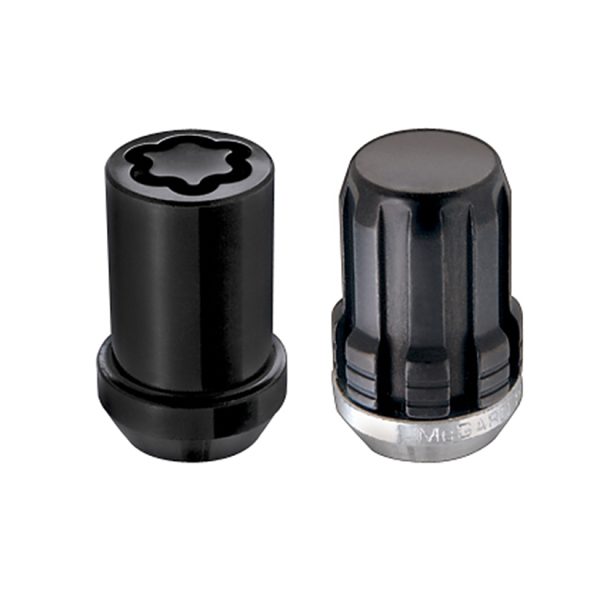 Black SplineDrive 5 Lug Wheel Installation Kit (M12 x 1.5 Thread Size); Set of 16 Lug Nuts, 1 Installation Tool, 4 Wheel Locks, 1 Key, Key Storage Pouch - Image 4