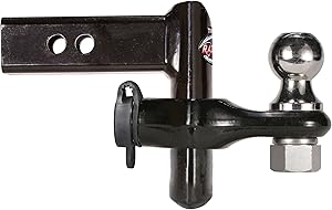 Trimax TRZ6PB Black 6" Powder Coat Drop Hitch