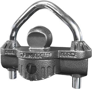 Trimax Premium Universal Die Cast Unattended Trailer Lock, Huge 9/16" Dia. Shackle UMAX50, Clam Packaging