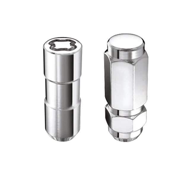 Chrome Cone Seat Wheel Installation Kit for 8 Lug Vehicles (9/16-18 Thread Size); Set of 28 Lug Nuts, 4 Wheel Locks, 1 Key & 1 Key Storage Pouch - Image 3