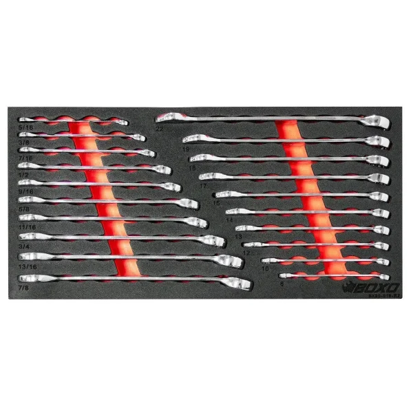 159-Piece Metric and SAE Combo 3-Drawer Hand Carry Tool Box - BLACK - Image 7