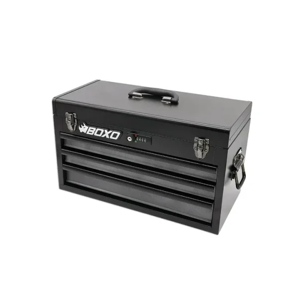 20" 3-Drawer Hand Carry Tool Box - BLACK