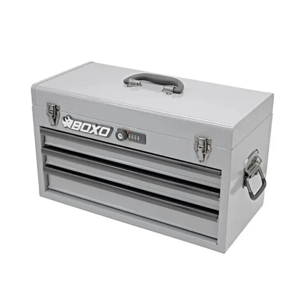 20" 3-Drawer Hand Carry Tool Box - GREY