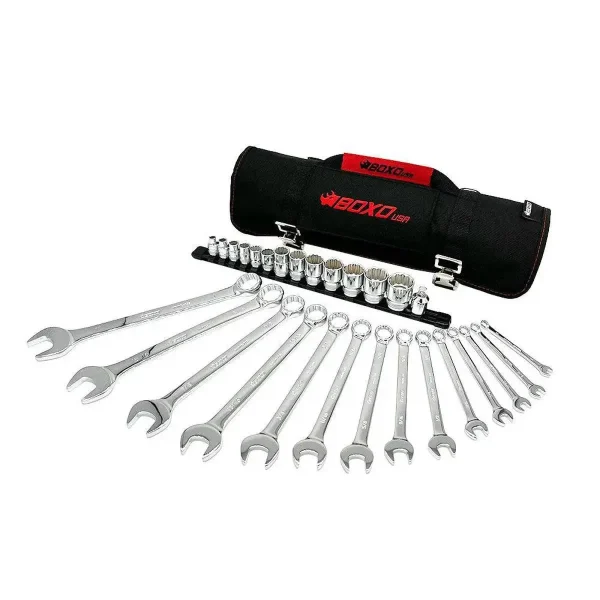 28-Piece SAE Tool Roll - Image 2