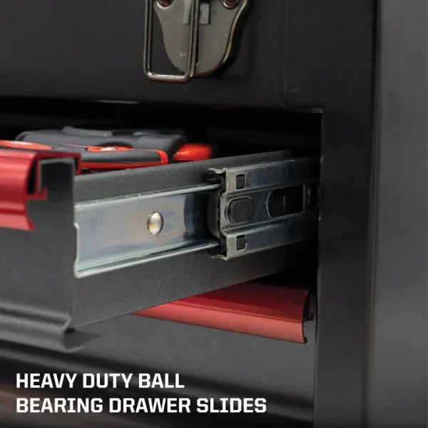 20" 3-Drawer Hand Carry Tool Box - BLACK - Image 4
